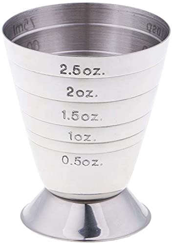 Aço inoxidável Jigger Drink Spirit Shot Measure Cup Cocktail Wine Bar Tool Deft and Fashion