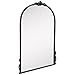 Hobby Lobby Black Arch Mirror - Ornate MDF Back Arched Wall Mirror for Vanity, Living Room or Event - Home Decor Wall Arch Mirror