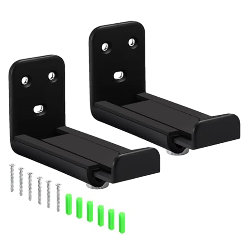 Soporte para barra de sonido, soporte de pared, soporte seguro, profundidad ajustable, 9 – 14 cm bajo la televisión, para casa, café, hotel