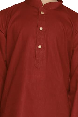 Image of Chandrakala Kids Kurta Set for Boys Indian Ethnic Wear (KK117-P)