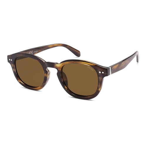 Image of SOJOS Retro Vintage Polarized Sunglasses for Women Men, Classic Square Panto Shades SJ2626