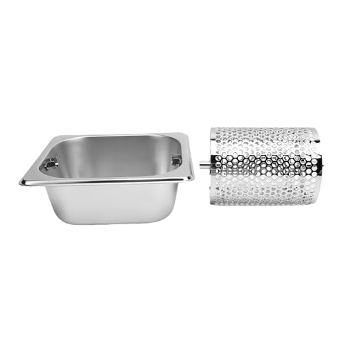 Rodillo de extinción de mantequilla, 304 Herramienta de cocción de mantequilla de mantequilla de mantequilla de pan de acero inoxidable para plancha, barbacoa, campamento y uso de