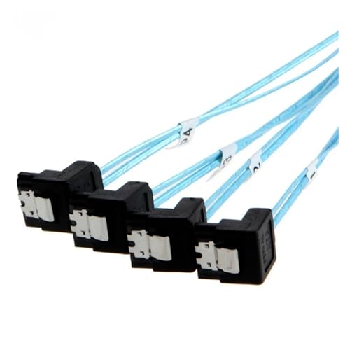 Cable Interno SFF8643 a 4 SATA 0.5m para Servidor miniatura 5
