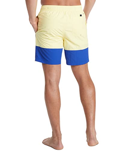 Tommy Hilfiger Men's Standard 7" Swim Trunk, Tommy Yellow, Xl #TOP1