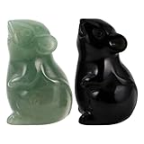 Authentique charme en cristal : ces figurines de souris en cristal sont minutieusement confectionnées à partir de pierre de cristal naturelle, offrant un écrin étincelant pour une décoration de bureau raffinée