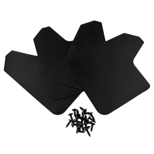 Pièces détachées auto bavettes garde-boue noires universelles durables