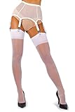 sofsy Lace Garter Belt/Suspender Belt with Clips for Women's Stockings (Stockings Sold Separately)