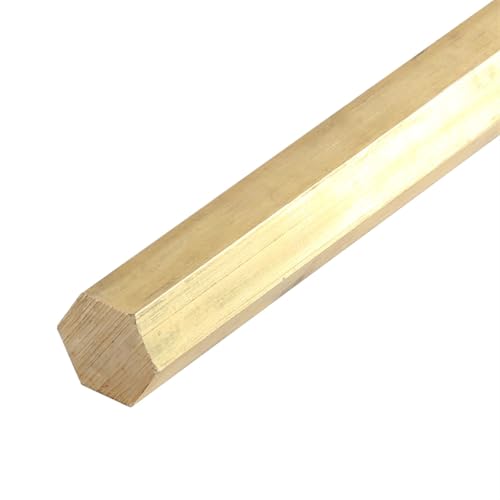 TUBENEXIAN 真鍮六角棒 真鍮六角棒 3mm 4mm 5mm 6mm 7mm 8mm 9mm 10mm CNC(5mm)