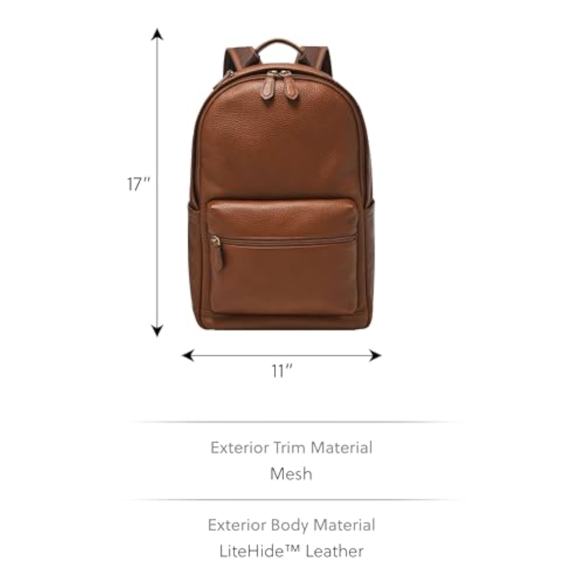 Men's Buckner Brown Casual Backpack, Everyday Use