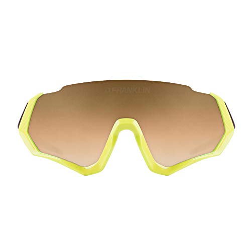 Preisvergleich Produktbild D. Franklin Unisex-Erwachsene Revolution Sonnenbrille, Gelb (Amarillo), 50