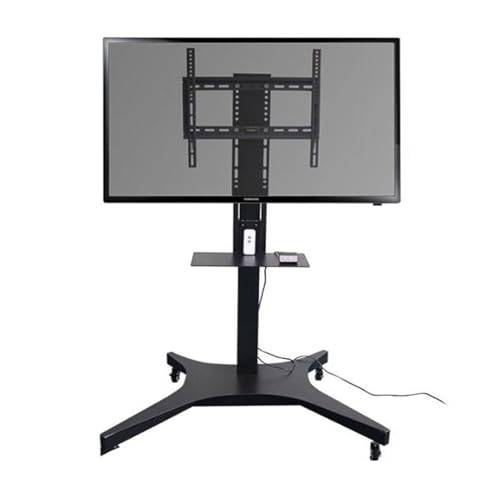 Soporte móvil para TV con ruedas y elevador eléctrico miniatura 1