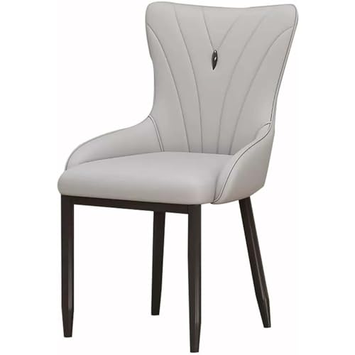 NURCIX Sillas De Comedor Tapizadas Sillas De Comedor Capitoné Sillas Laterales De Tela con Adornos De Clavos Y Patas De Madera Maciza para Comedor, Cocina, Sala De Estar, Juego De 2