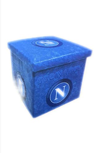 DIVASPORT - Puf contenedor 38 x 38 x 38 cm S.C. Napoli - Producto Oficial