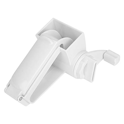 Rallador giratorio manual de acero inoxidable blanco miniatura 6