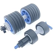 1SET X 5607B001 0697C003 9764B001 Exchange Pickup Roller Kit Compatible with Canon DR-C230 DR-C240 DR-M160 DR-M160II DR-M260 DR-S130 DR-S150 R40 R50 RS40 ScanFront 400 MG1-4985-020 MG1-4620-000