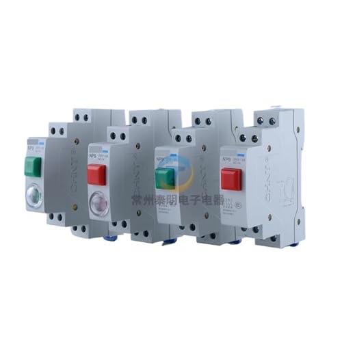 Interrupteur bouton-poussoir NP9 2NO 2NC 220V réinitialisation mobile sans LED
