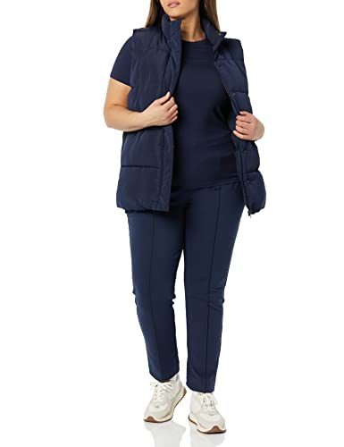 Amazon Aware Women's Relaxed-Fit Water Repellent Recycled Polyester Puffer Vest (Available In Plus Size), Navy, 3X #TOP2