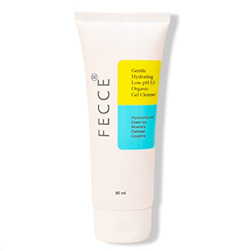Fecce Gentle Hydrating Low pH 5.5 Gel Cleanser | For All Types Skin | fragrance free | Soap Free face wash | Korean skin care Formula | 80ml