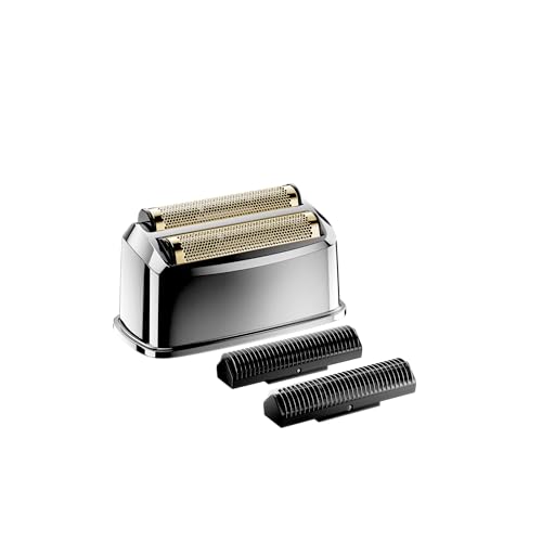 Image of Andis 563814 Replacement Titanium Foil and Cutter for TS-3 Profoil Plus II Shaver, Snap-On Simplicity, Professional Style, Chrome