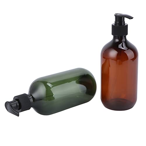 DECORNIJIA 2 Piezas Botella De Gel De Ducha Tamaño Cabello Recargable Espuma Dispensador Loción Acondicionador Botella De Champú De Viaje Bomba Largo Contenedores Lociones Botellas