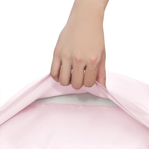 Homiest BLS240124-3013 Ruffle Satin Pillowcase For Hair And Skin, Standard Size Satin Pillow Covers Silky Pillow Cases Set Of 2, Satin Ruffled Pillowcase thumb #5