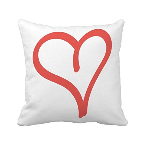 Coussin coeur multicolore 40x40cm idee cadeau originale pour la St Valentin
