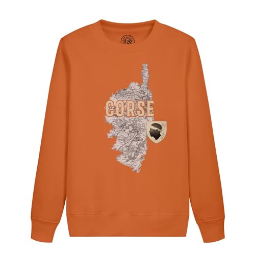 Sweat enfant Corse avec carte de Bastia pour les sorties en famille