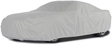 Covermates Contour Fit Car Cover - 3-Layer Construction, Mesh Vent, Elastic Hem, Vehicle Covers-Grey