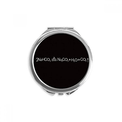 Miroir chimie kowledge portable miroir rond de poche pour corriger son maquillage partout sans sac lourd