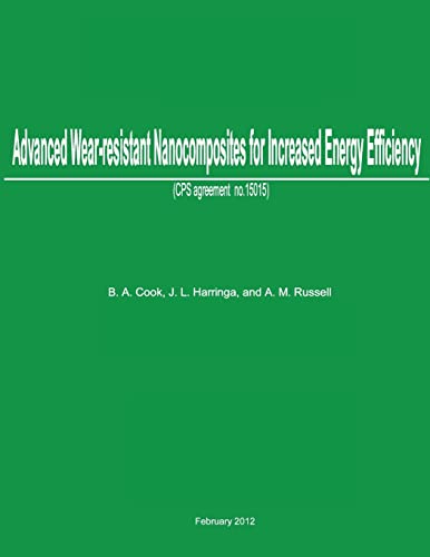 Advanced Wear-Resistant Nanocomposites for Increased Energy Efficiency: CPS Agreement No. 15015