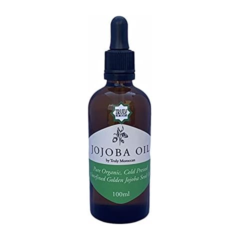 Organic Jojoba Oil. 100% Cold-pressed Great for all skin, hair, face and nails. 100ml Cover