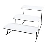【Matériau de qualité supérieure】Ce plateau de service est fabriqué en céramique, ce qui lui confère une grande durabilité et une élégance qui s'harmonise avec tous les décors d'événements.