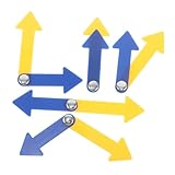 CLISPEED 5 Sätze Teiliges Lernuhren mit Beweglichen Kunststoffzeigern Pädagogisches DIY Schuluhren...