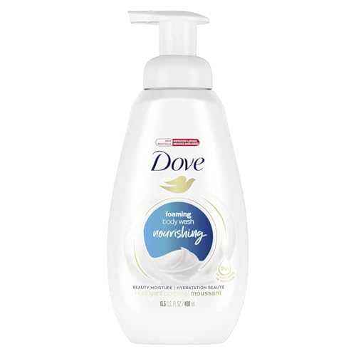Image of Dove Deep Moisture Instant Foaming Body Wash Sulfate Free Gentle Cleanser for Soft Smooth Skin Cruelty Free 400 ml