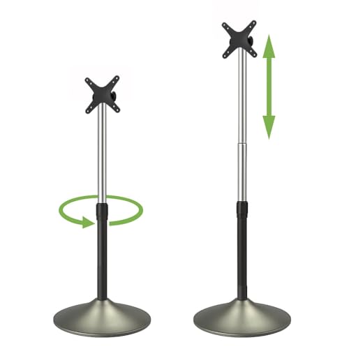 Support de sol pour écran plat 27 pouces Techly ICA-TR10 argenté