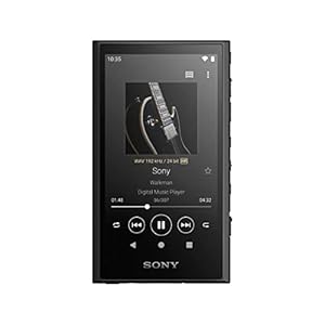 Sony NW-A306 Walkman 32GB Hi-Res Portable Digital Music Player with Android, up to 36 Hour Battery, Wi-Fi & Bluetooth and USB Type-C – Black NW-A306/B, Black