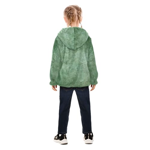 GuoChe Beautiful Green Leather Sherpa Jacket Baby Boy4