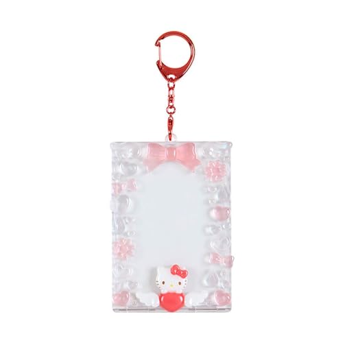 Sanrio 689084 Trading Card Holder (Enjoy Idol) Hello Kitty Approx. Width 2.9 x Depth 0.3 x Height 4.1 inches (7.4 x 0.8 x 10.5 cm), Storage Size: 3.6 x 2.6 inches (9.2 x 6.6 cm)