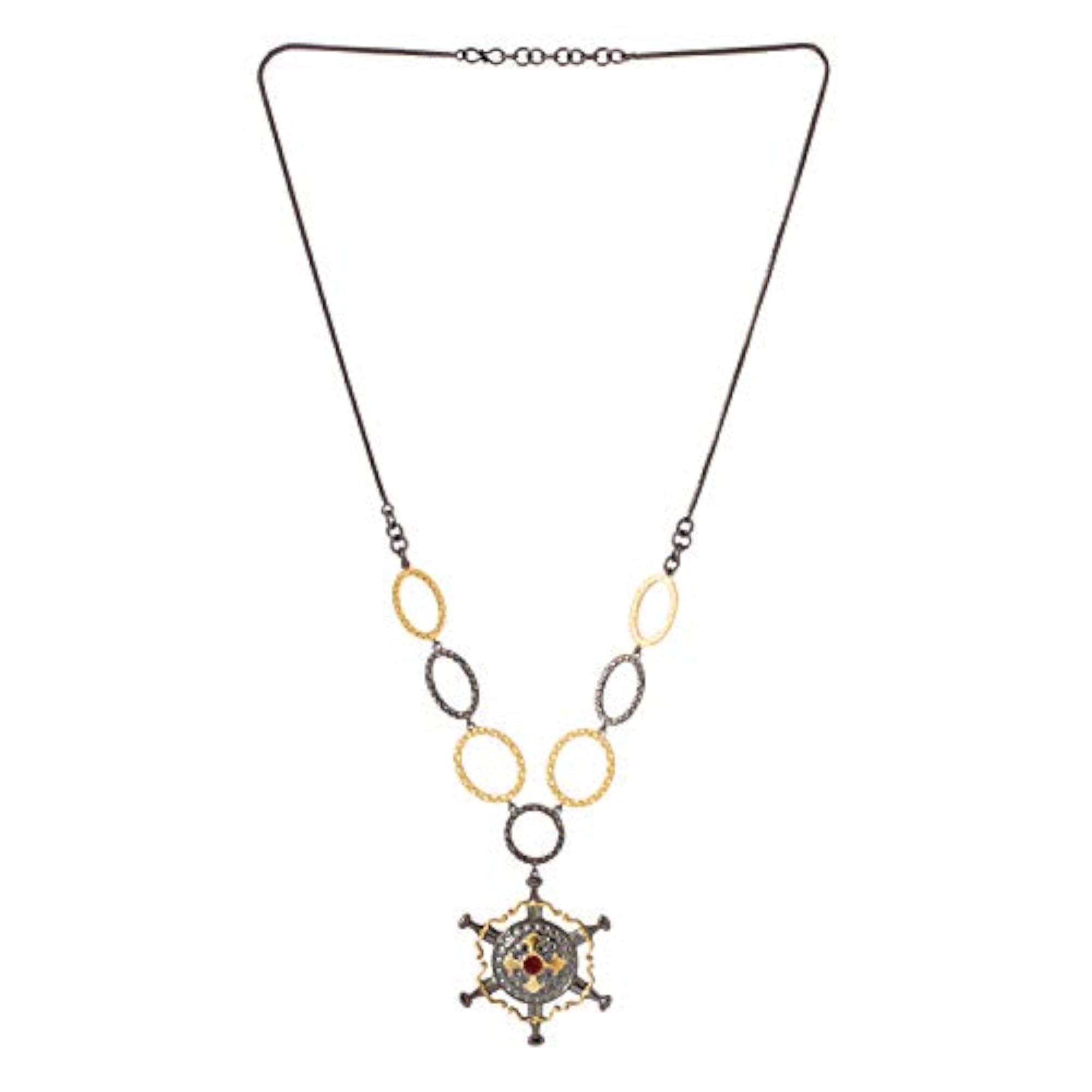 Tone Finish Statement Necklace