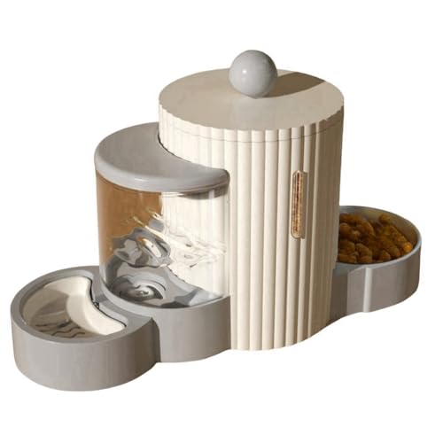 Tyoksiペット水飲み器 猫自動給水器 犬自動給餌器 給水器電源不要大容量 お留守番対応 熱中症を ペット用品 (グレー)