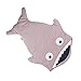 Zhenwo Bambino Shark Anti Scossa Sacco A Pelo Multifunzionale del Cotone del Bambino Universale Carino Neonato Biancheria da Letto (Sacco A Pelo + Pillow),Grigio