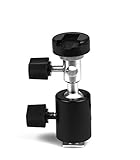 fittings4you Kugelkopf Blitzneiger Kugelgelenk 1/4 Zoll Schirmhalter Blitz Halter 1/4 LC2601