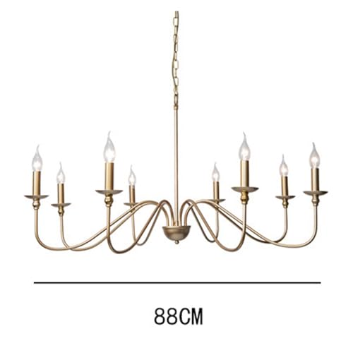 Lustre moderne grand espace éclairage 8 têtes pour séjour sombre - 3