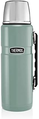 Thermos 190754 Stainless King Flask, Matt Black, 1.2 L