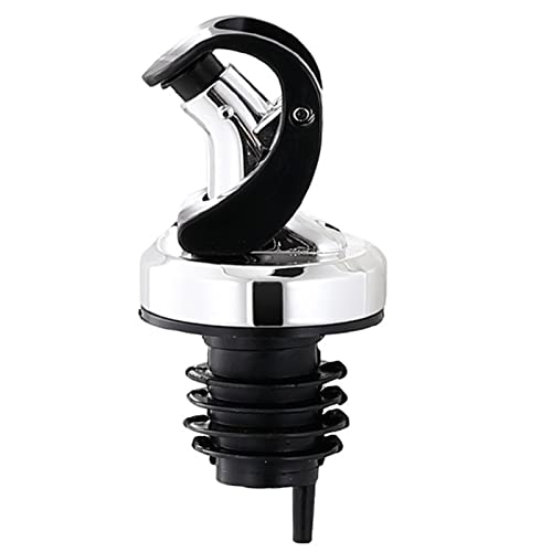 Worparsen Ölflaschenverschluss, wiederverwendbar, stark verschließbar, Mehrzweck, auslaufsicher, silberfarben Cover