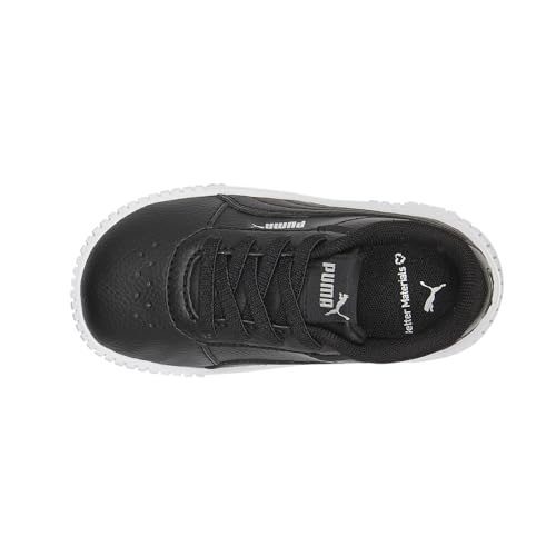 PUMA Shoes Kids Carina 2.0 Alternate Closure Sneaker, 7 US Unisex Toddler, Black Black Silver4