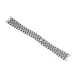 MFXFKOKGAX Correa De Metal Curvada Compatible For Rolex For Jubilee, Reloj 13 Mm, 17, 20 Y 21, Accesorios Pulsera Acero Inoxidable Macizo(Silver,13mm)