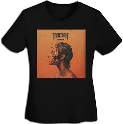Amazon.com: Beartooth Disease - Blusa y blusa de manga corta para mujer,  casual, cuello redondo, color negro : Ropa, Zapatos y Joyería