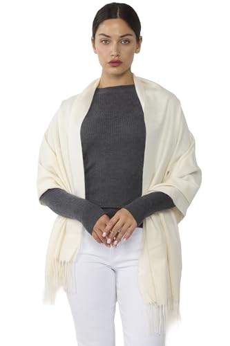 JENNIE LIU Womens 100% Cashmere Shawl Wraps