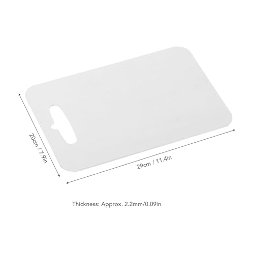Dwustronna metalowa deska do krojenia premium – grubość 2,2 mm, higieniczna i przenośna deska do krojenia do gotowania w domu, idealne narzędzie do przygotowywania jedzenia (mały rozmiar)